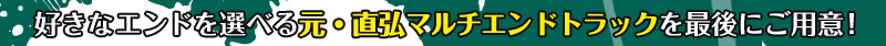 好きなエンドを選べる元・直弘マルチエンドトラックを最後にご用意！
